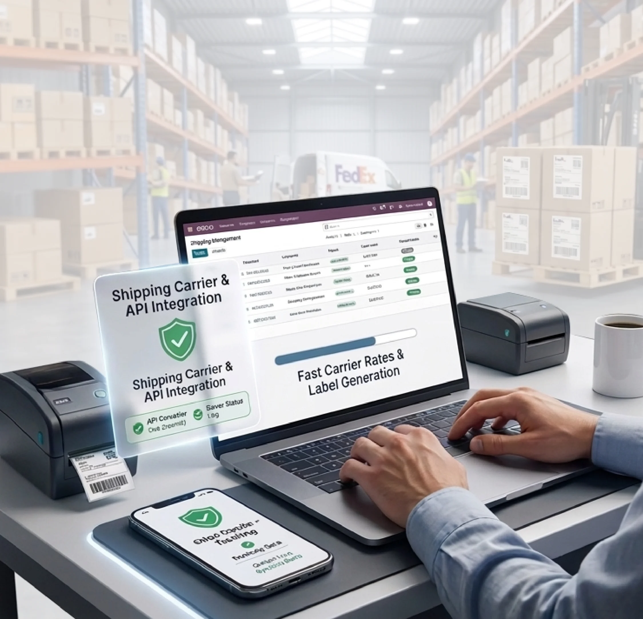 Odoo Shipping Automation